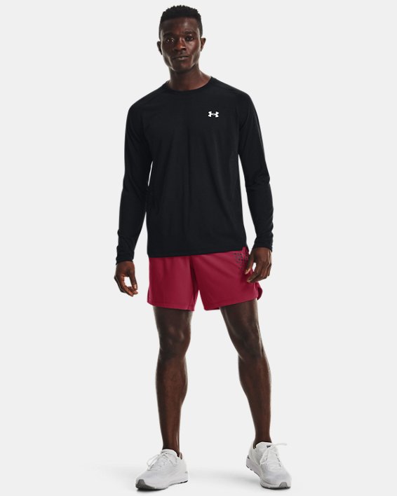 Men's UA SpeedPocket 7'' Shorts, Pink, pdpMainDesktop image number 3